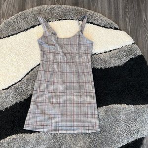 Medium plaid dress.